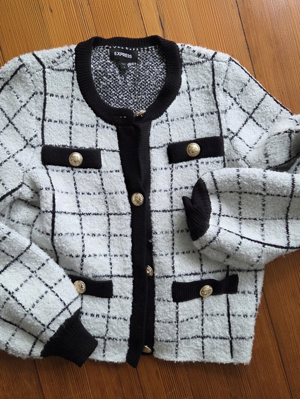 Express Button Cardigan
